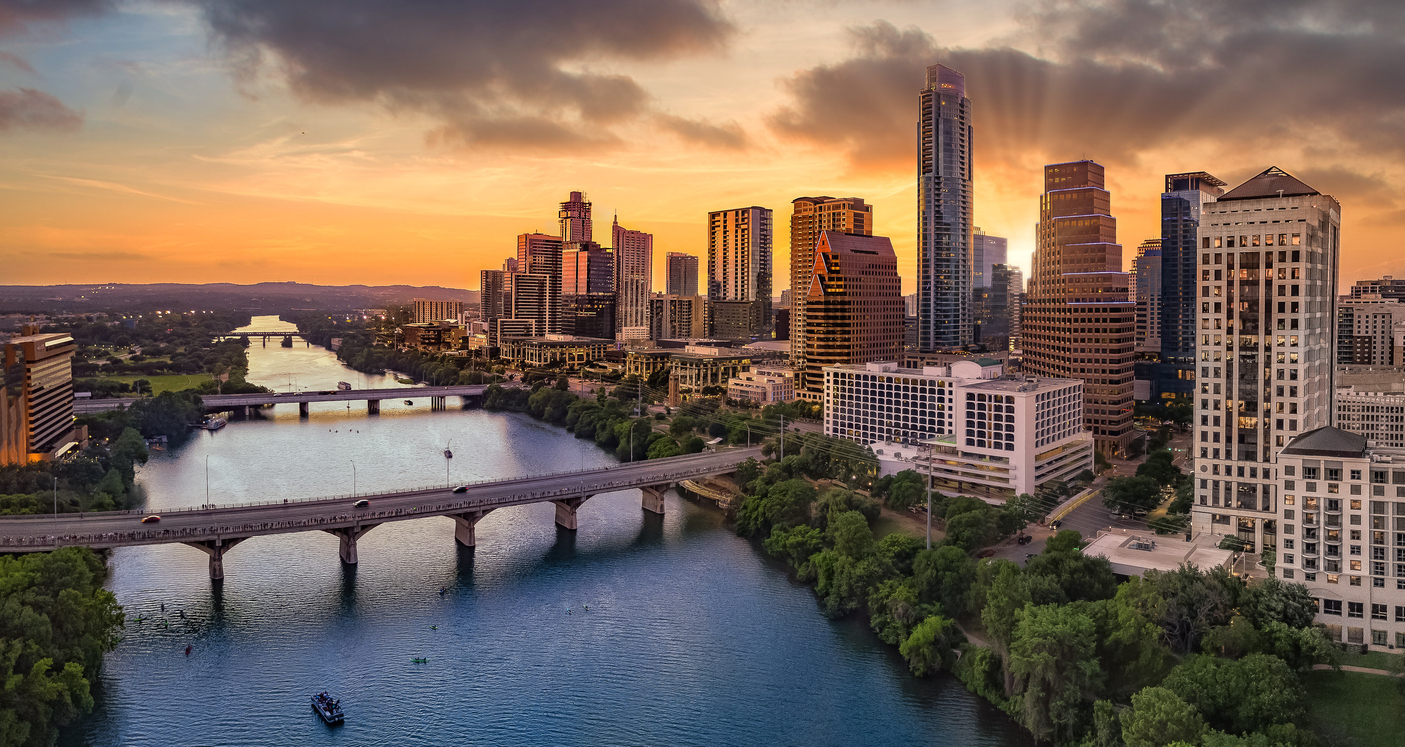 Panoramic Image of Austin, TX